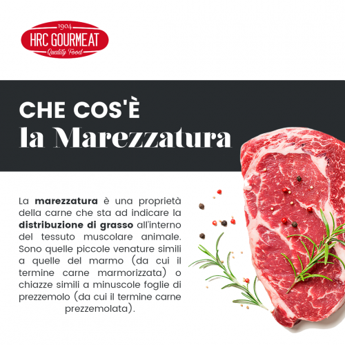 Cosa si intende per carne marezzata?